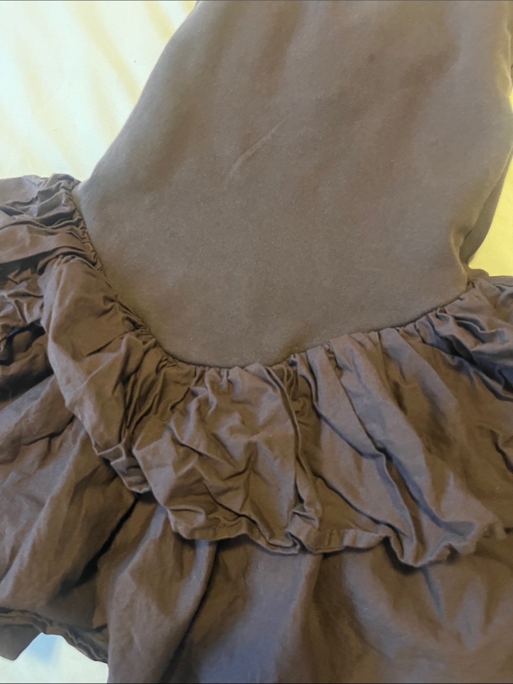 Zara Black Halter Ruffle-Trim Mini Dress - Picture 2 of 4